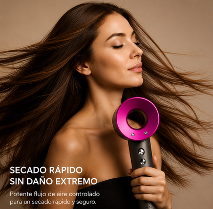 Secador de pelo profesional con cabezales imantados